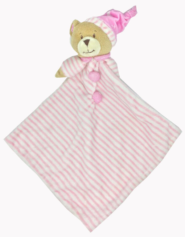 BABY BEAR BLANKIE PINK